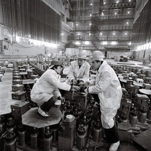 IAE reaktoriaus montavimo darbai