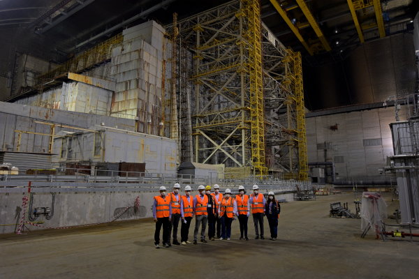 Delegacijos vizitas į Černobylio AE