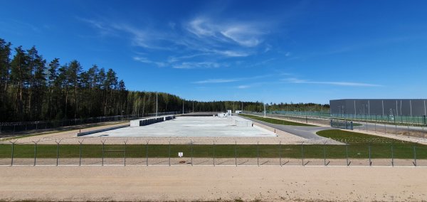 Very low-level radioactive waste landfill facility was completed